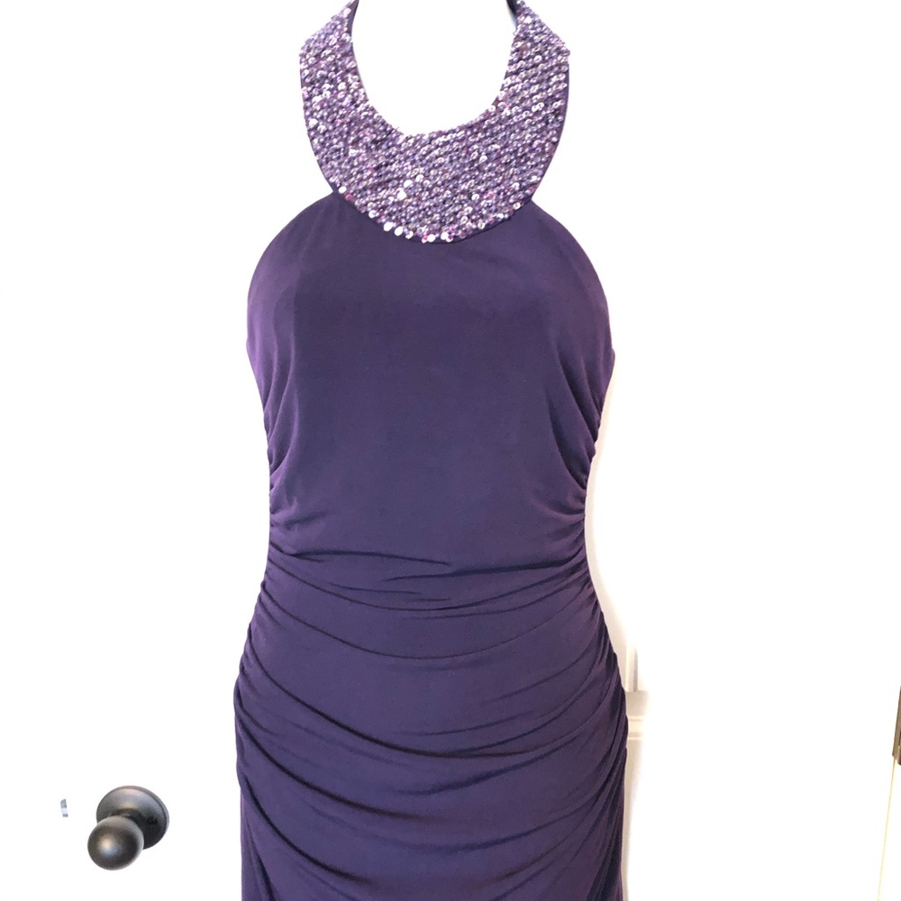 SALE Cache halter purple dress size 2